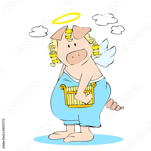 Angel pig