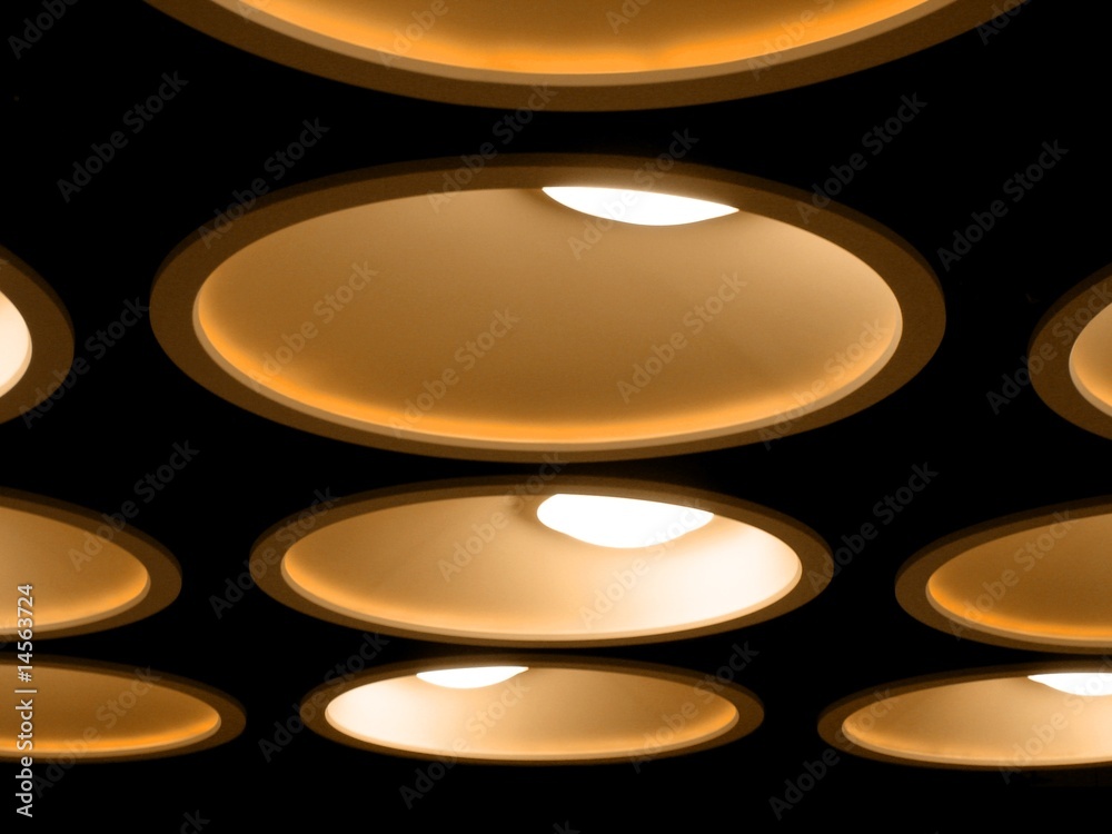 Abstract of ceiling lamps Abstract of ceiling lamps