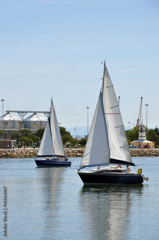 Fototapeta premium Boats