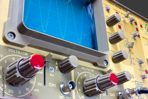 Cuadro en lienzo oscilloscope