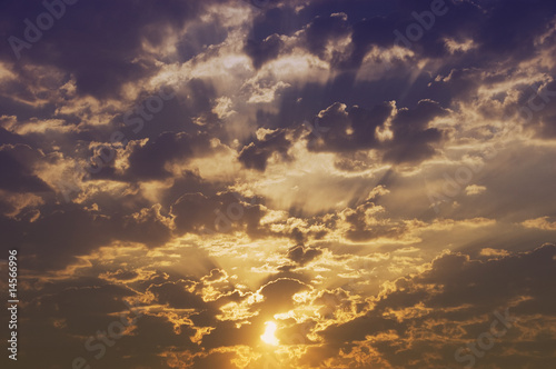 Golden sunrise