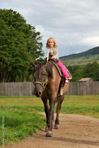 girl on the horse