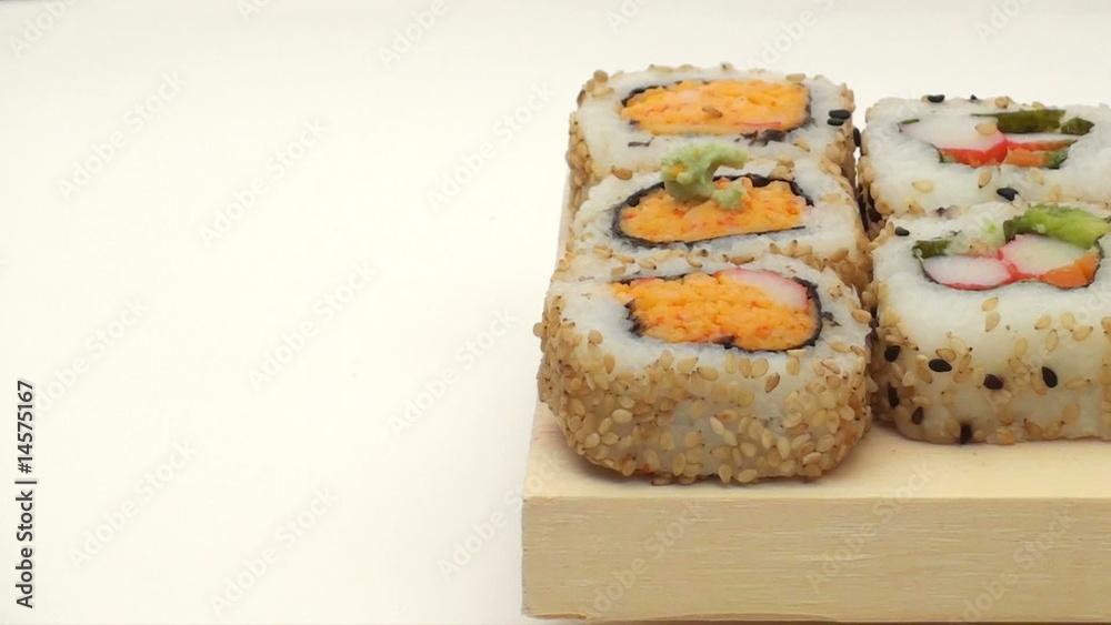 Sushi with copy space - HD Sushi with copy space - HD