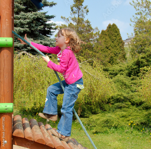 Girl on the playground