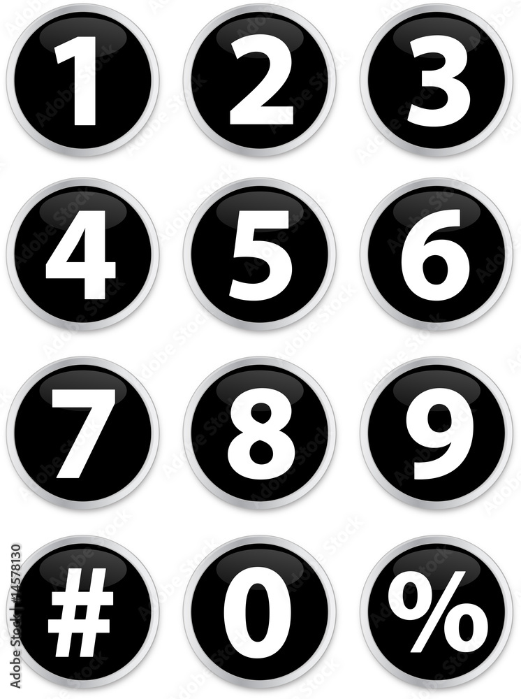 Numbers - Black Numbers - Black
