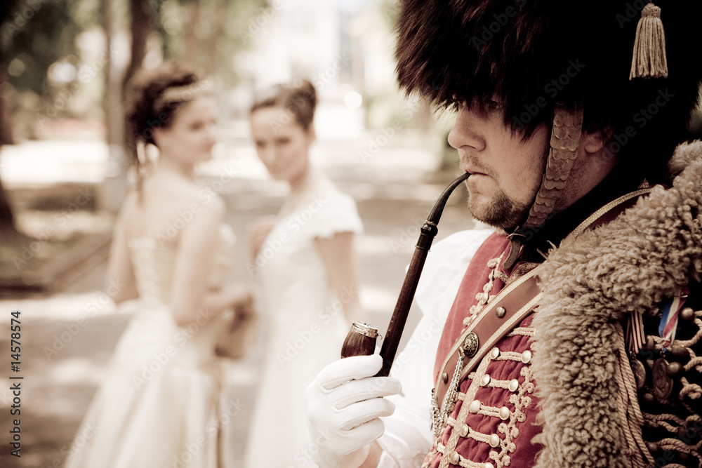 Obraz premium Hussar