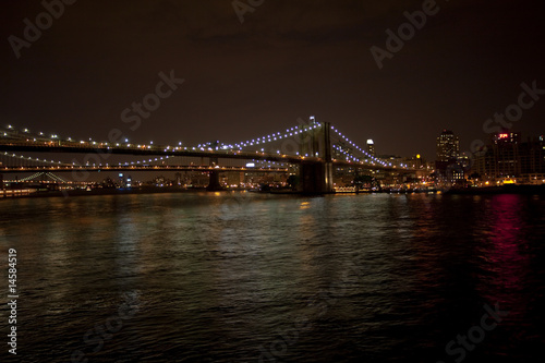 Obraz na płótnie Lumières à New York w salonie