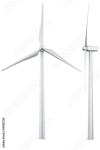 Isolated wind turbine