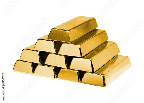 stack of gold ingots