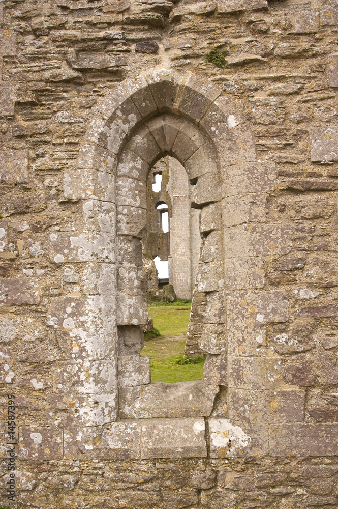 Window in Corfe castle