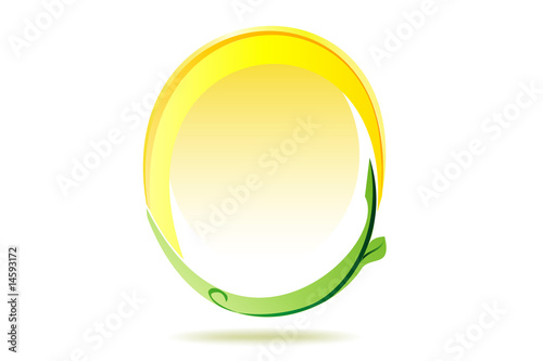 Cerchio ecologico fonte solare