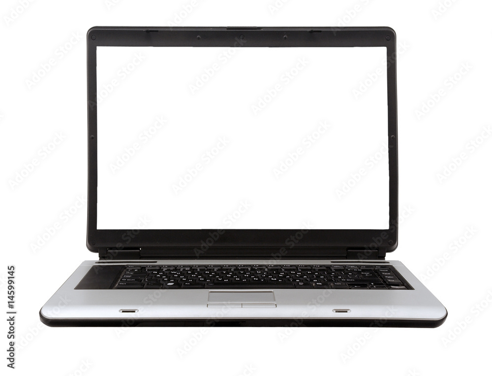 laptop isolated on white background laptop isolated on white background