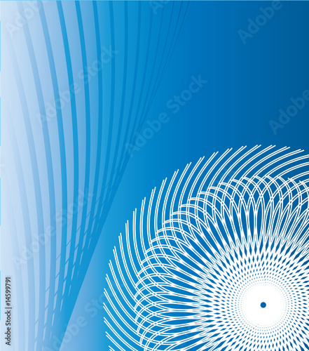 Blue abstract background