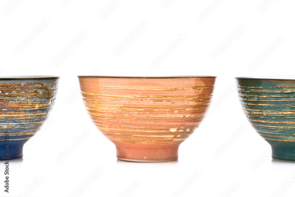 Obraz premium Tricolored Bowls