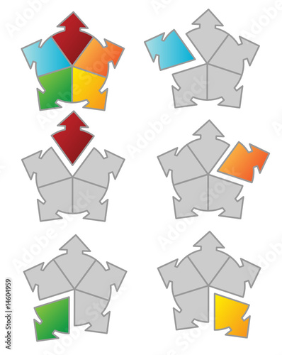 Arrows with Each Piece High...