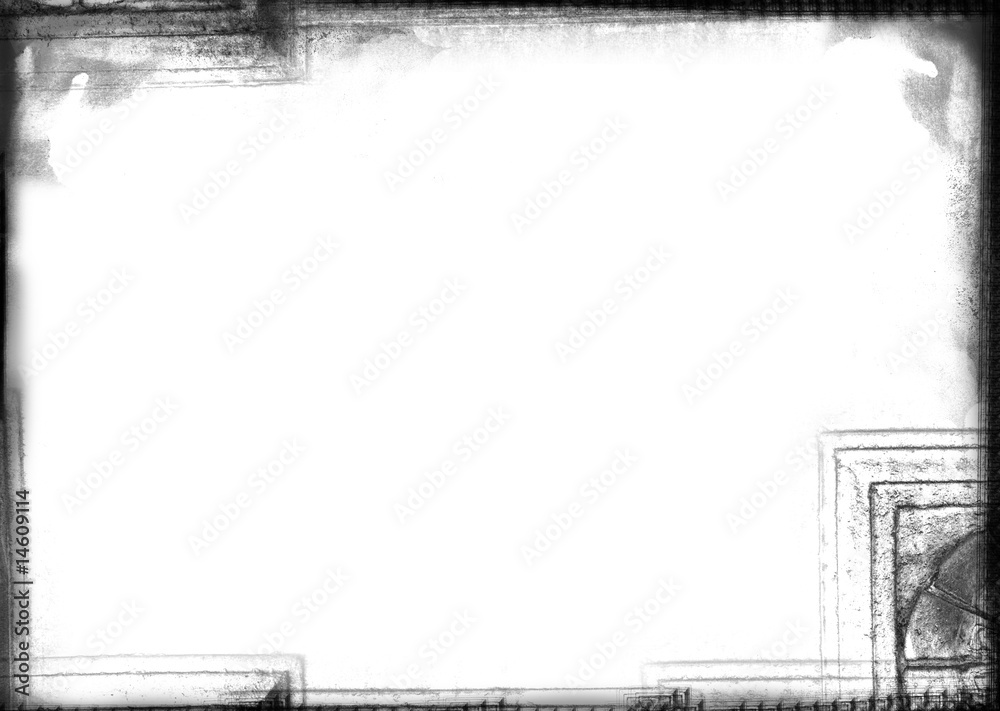 Grunge border over white Grunge border over white