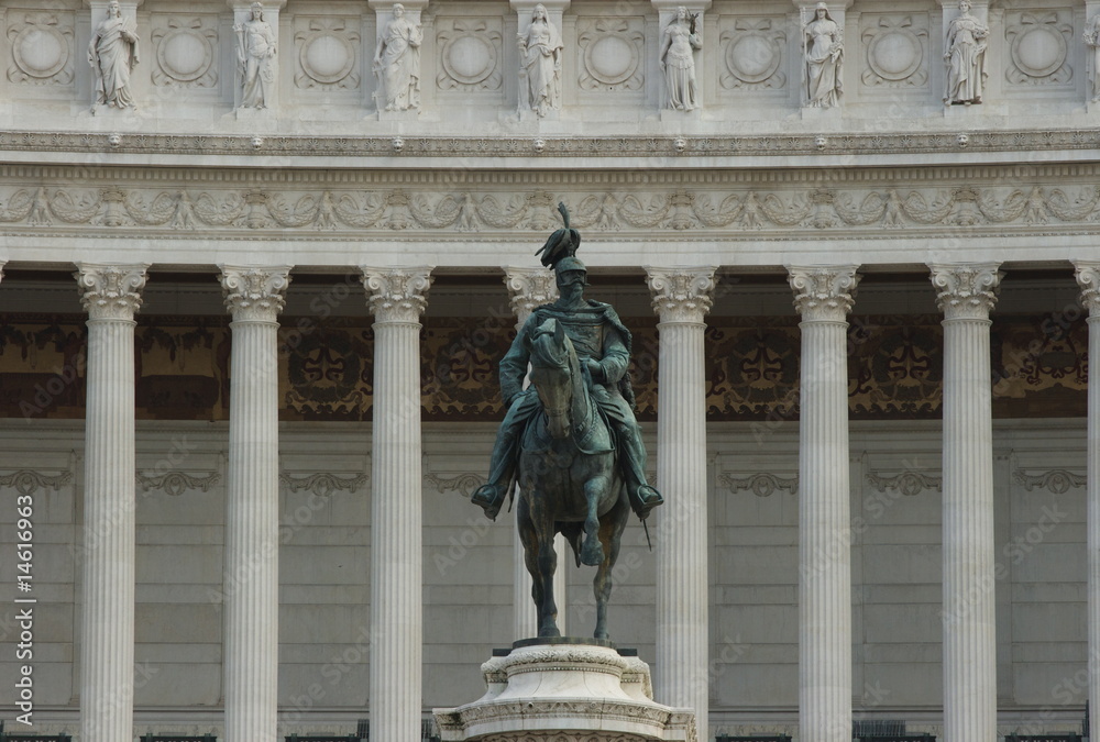 façade du capitole à Rome