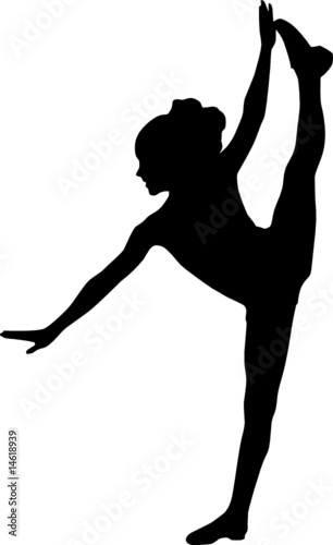 silhouette sport dance