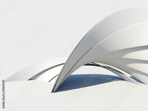 Abstract architecture form background