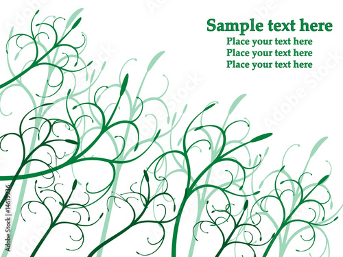 Green leafs background
