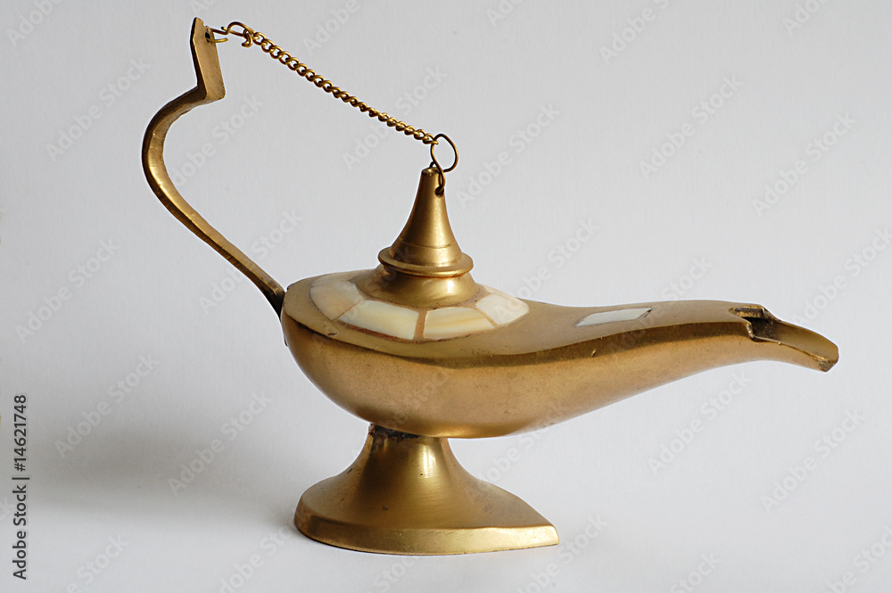Aladdin lamp - Lampara Aladino Stock Photo