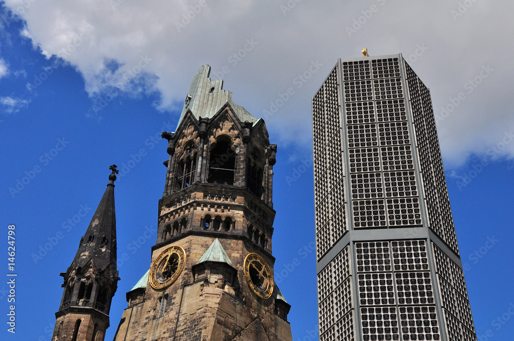 Fototapeta premium Kaiser Wilhelm Gedächtniskirche, Berlin