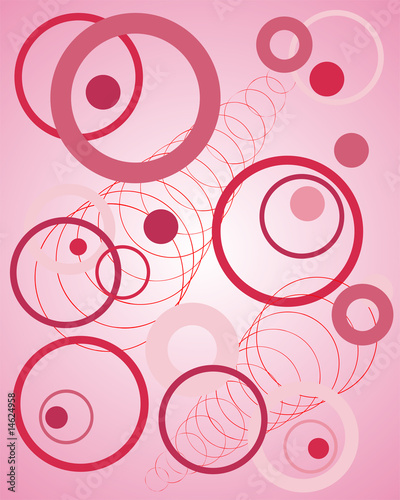 pinke retro ringe