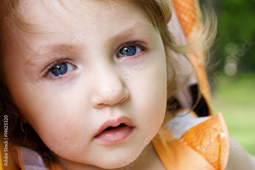 Portrait of the little girl