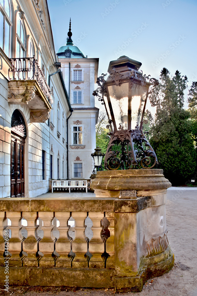 Old luxury manor house.Nieborow, Poland.