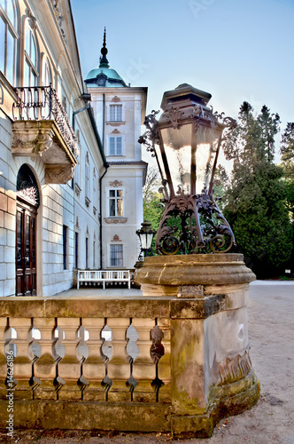 Obraz na płótnie Old luxury manor house.Nieborow, Poland. w salonie