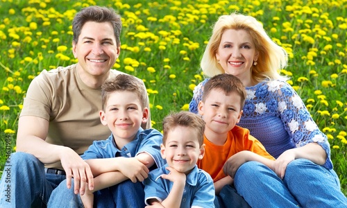 Happy family.