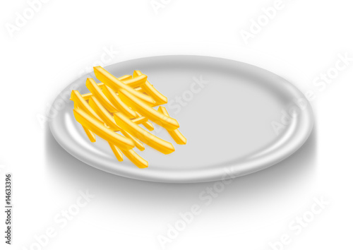 Teller French Fries & Pommes Frites