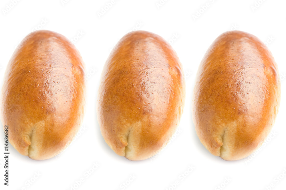Three patty with a cabbage closeup Three patty with a cabbage closeup