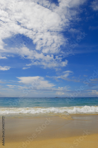 Sea and blue sky