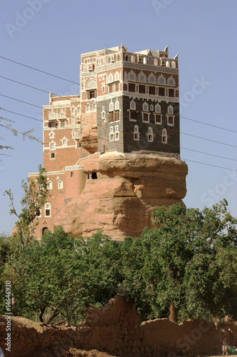 Dar al-Hajar (Rock Palace) of Wadi Dhahr Yemen