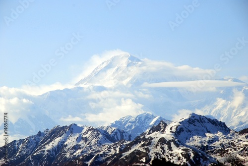 Mt McKinley above the clouds