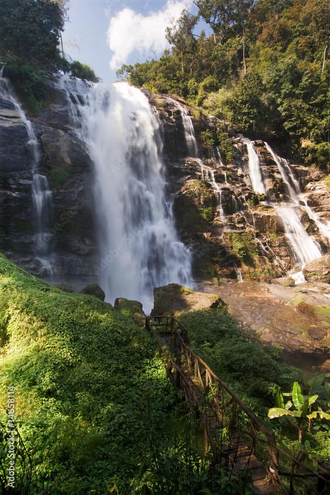 Fototapeta Waterfall at Doi Intanon, Thailand