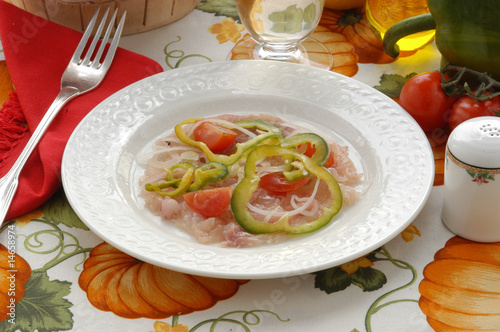 Carpaccio di pesce spada - Antipasti di pesce Emilia R.