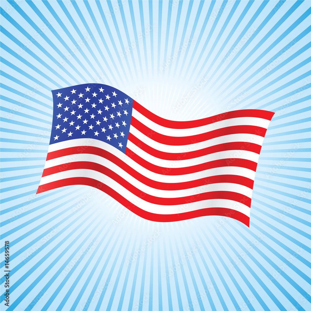 Fototapeta premium american flag