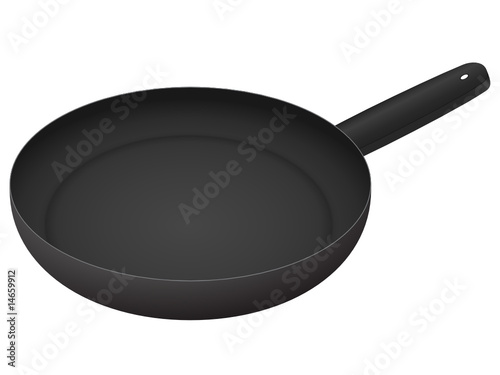 Isolated frying pan