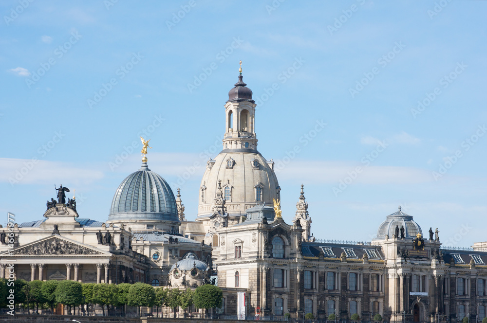Obraz premium Brühlsche Terasse in Dresden, Sachsen, Deutschland
