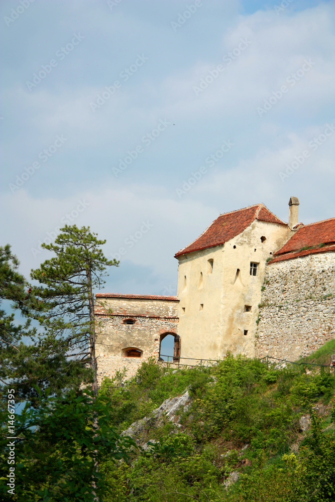 medieval fortress rasnov,  Romania