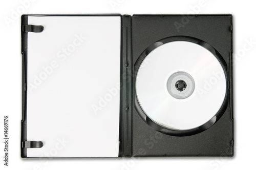 Open DVD case