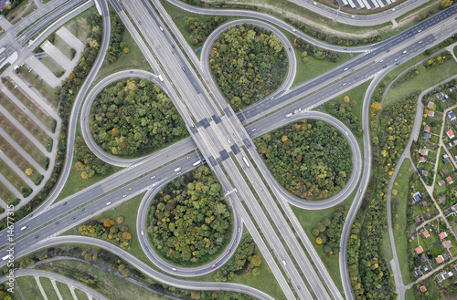 Fotografie Autobahnkreutz