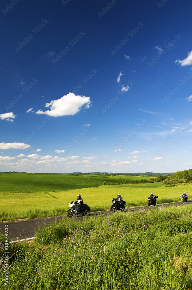 Naklejka premium Motorbiker