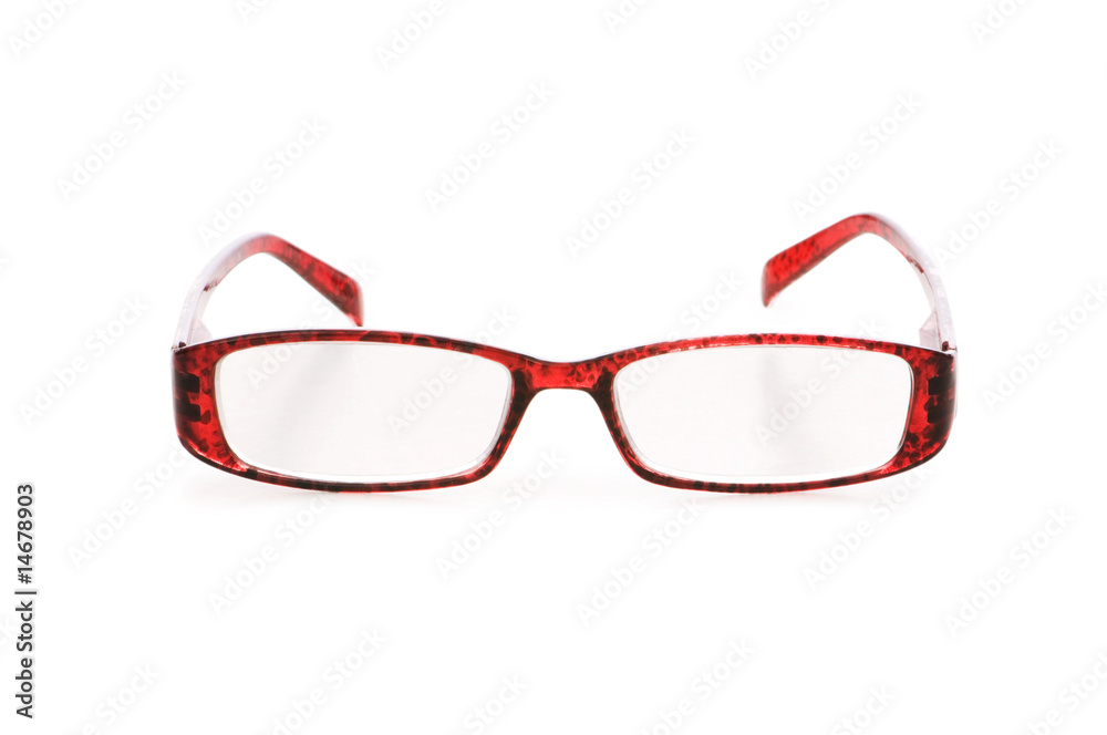 Optical glasses isolated on the white background Optical glasses isolated on the white background