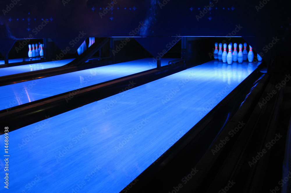 Fototapeta premium Bowling-Bahn