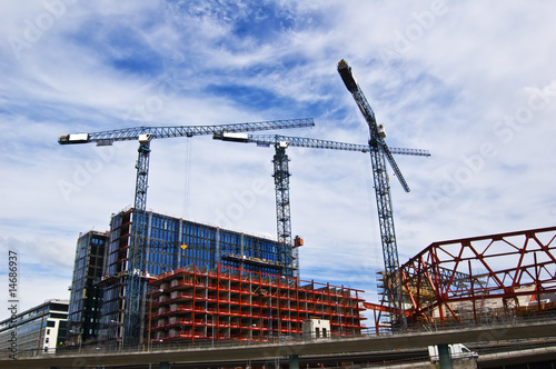 Concrete building in Stockholm