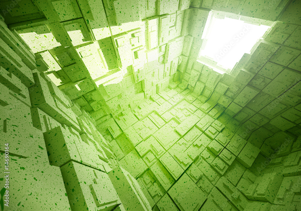 Obraz premium 3D futuristic background