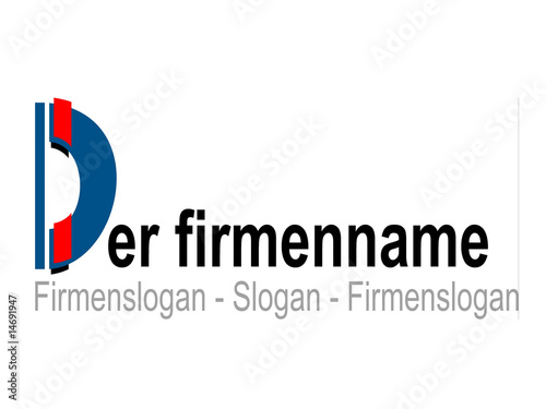 Firmenlogo Der Firmenname D